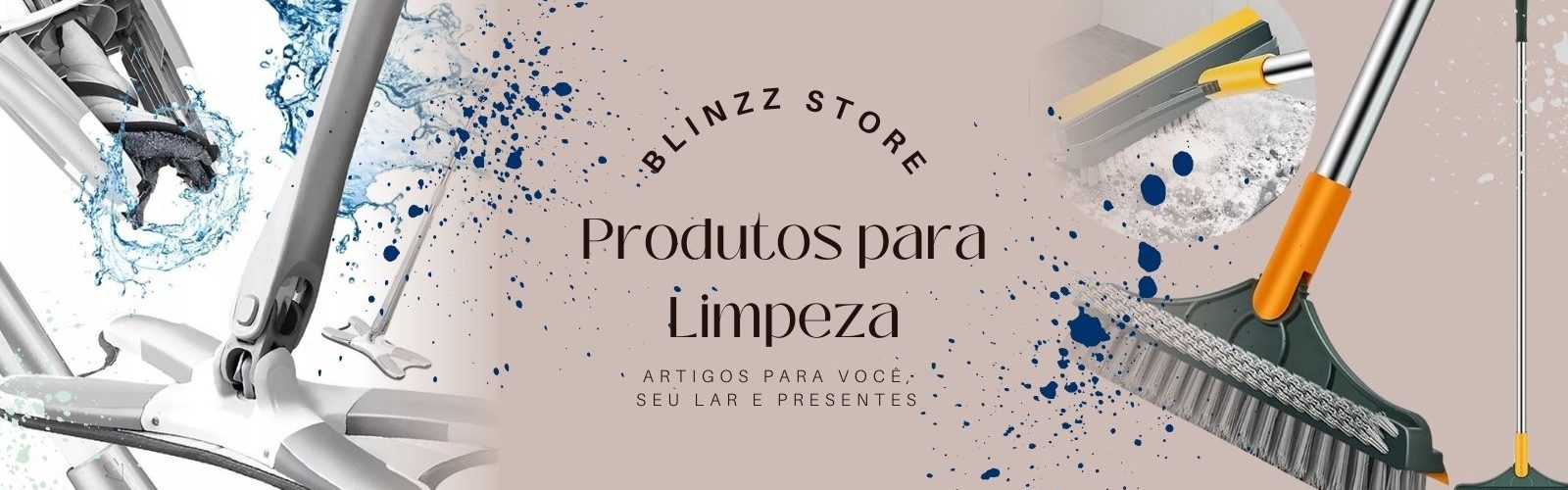 Banner Produtos para limpeza Blinzz Store